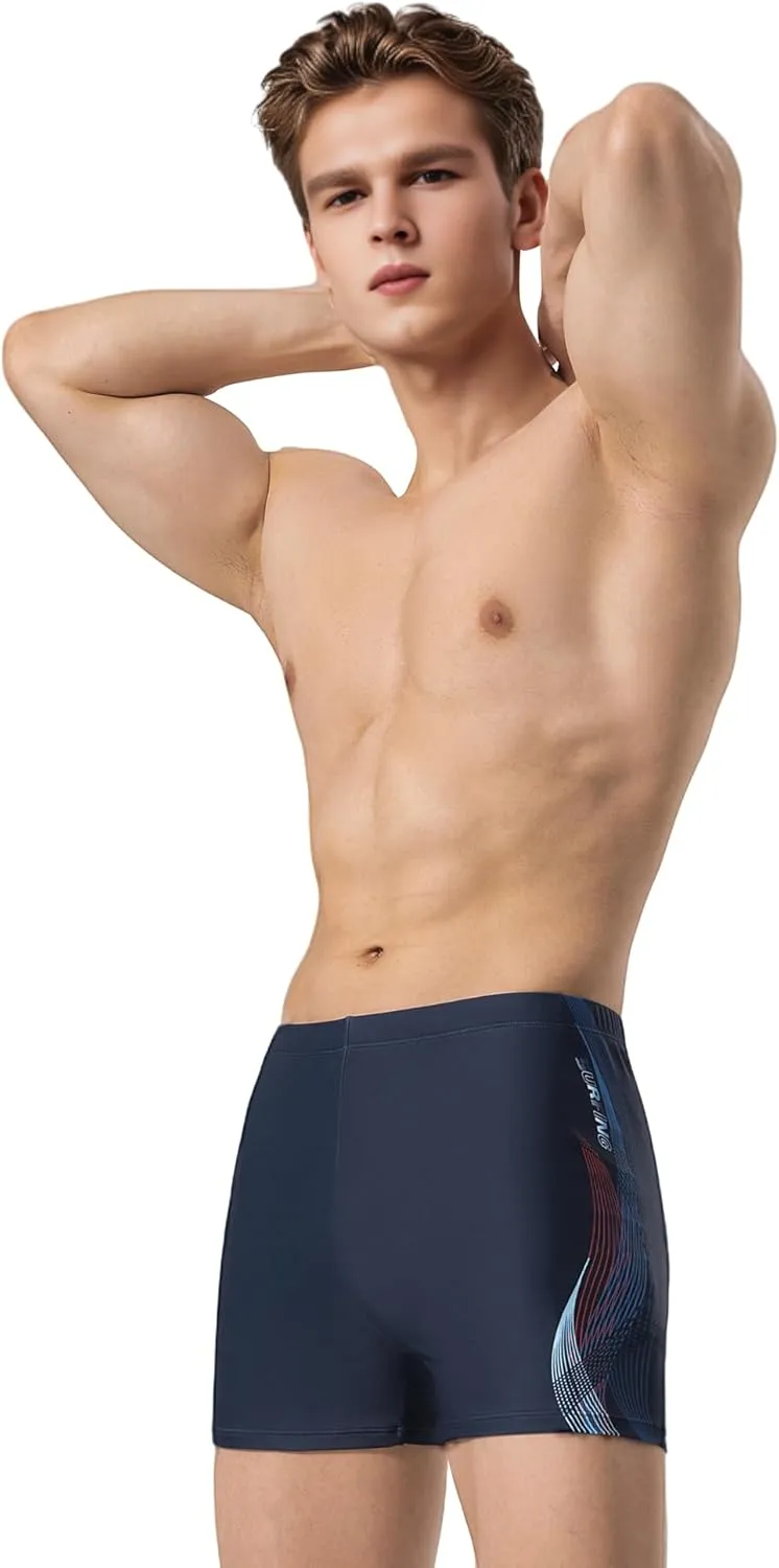 361 Jammers Swimsuit for Men, Competition Lap Swim Suit, Square Leg Endurance Training