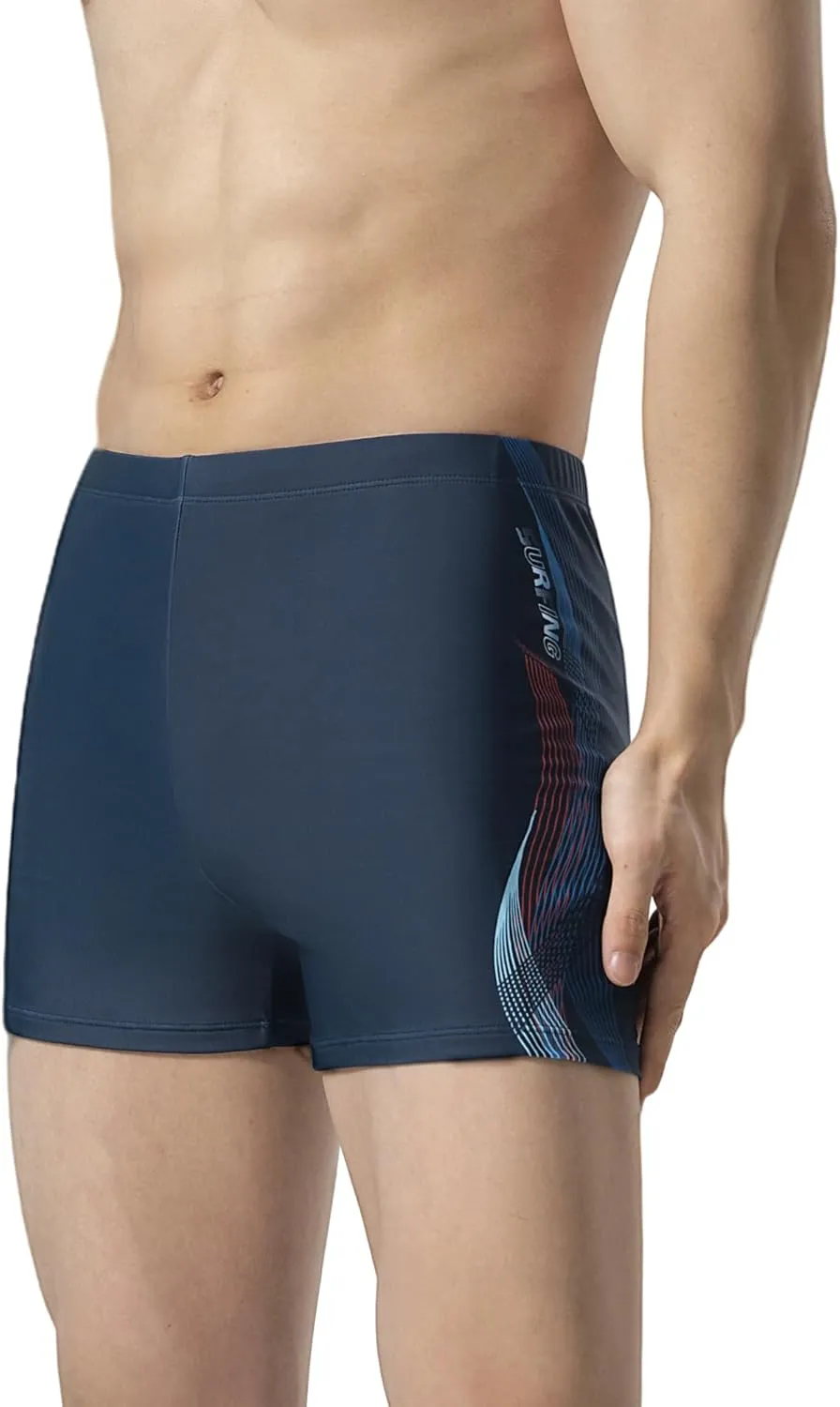 361 Jammers Swimsuit for Men, Competition Lap Swim Suit, Square Leg Endurance Training