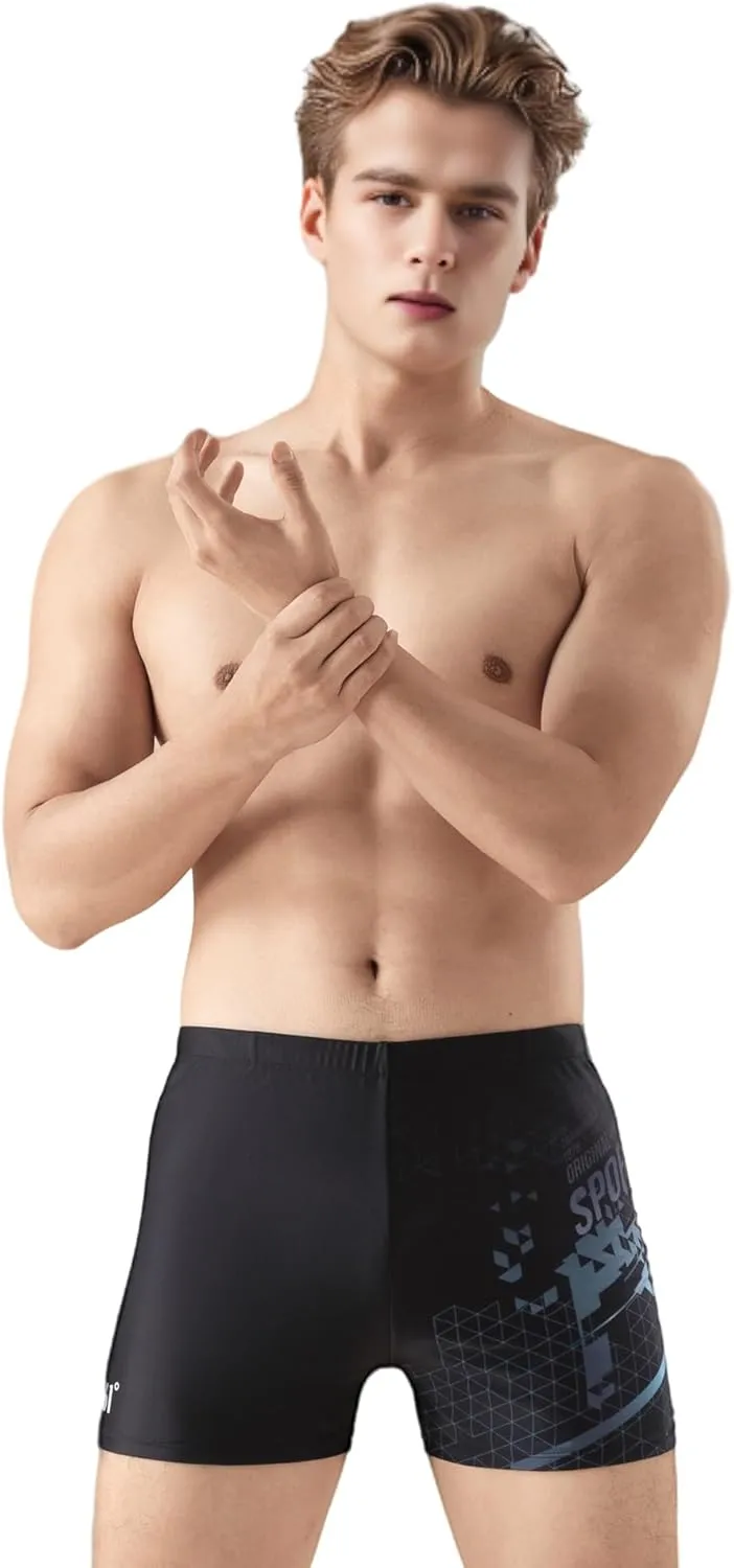 361 Jammers Swimsuit for Men, Competition Lap Swim Suit, Square Leg Endurance Training