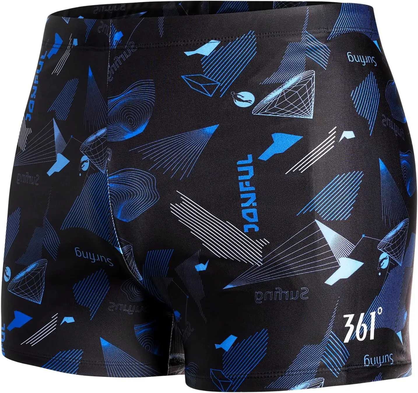 361 Jammers Swimsuit for Men, Competition Lap Swim Suit, Square Leg Endurance Training