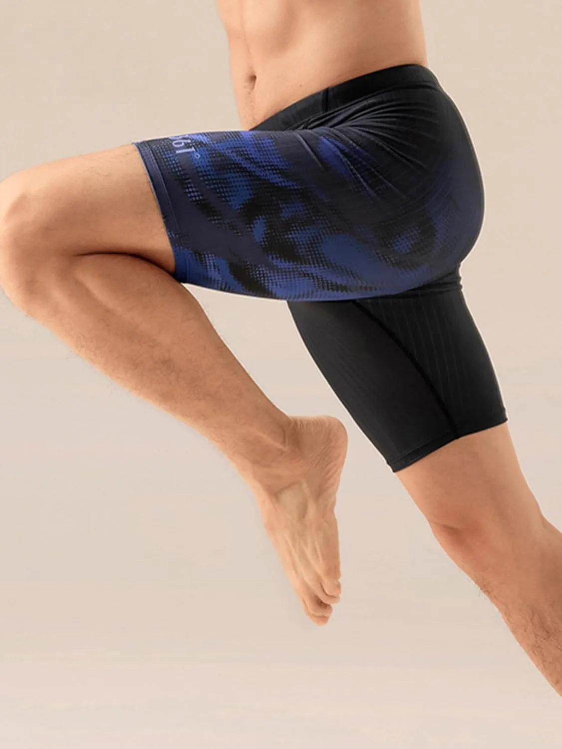 361?? Swim Jammers for Men, Pro Racing Training Swimsuit, Chlorine Resistant Endurance Mens Swim Suit Swimwear Tech Pant