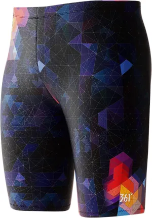 361?? Swim Jammers for Men, Pro Racing Training Swimsuit, Chlorine Resistant Endurance Mens Swim Suit Swimwear Tech Pant