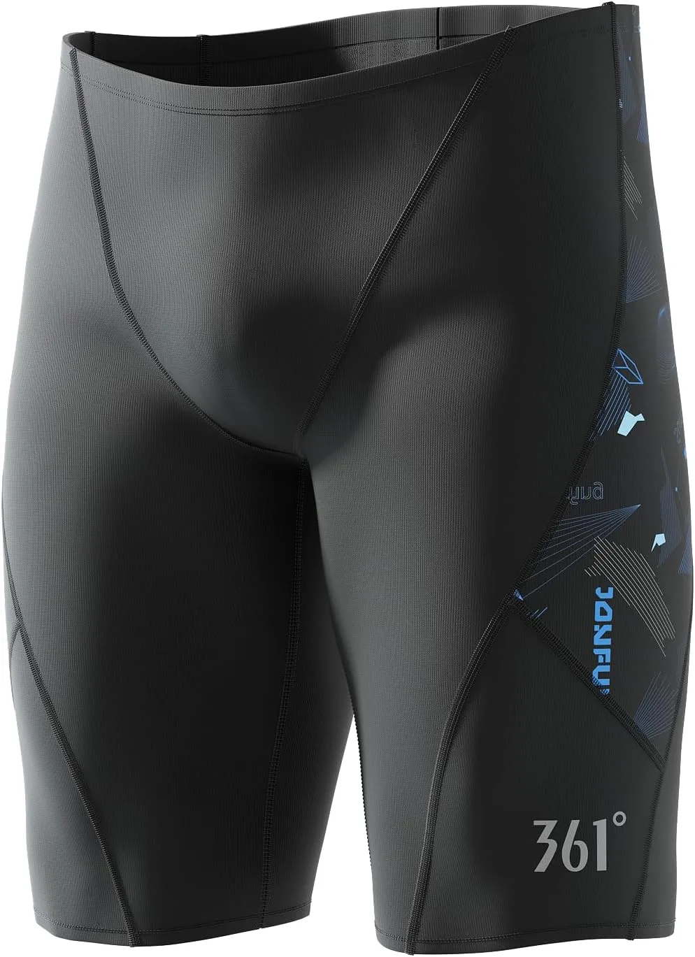 361?? Swim Jammers for Men, Pro Racing Training Swimsuit, Chlorine Resistant Endurance Mens Swim Suit Swimwear Tech Pant
