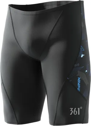 361?? Swim Jammers for Men, Pro Racing Training Swimsuit, Chlorine Resistant Endurance Mens Swim Suit Swimwear Tech Pant