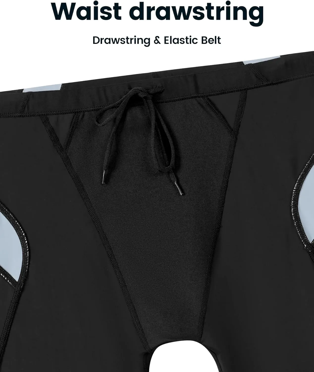361?? Swim Jammers for Men, Pro Racing Training Swimsuit, Chlorine Resistant Endurance Mens Swim Suit Swimwear Tech Pant