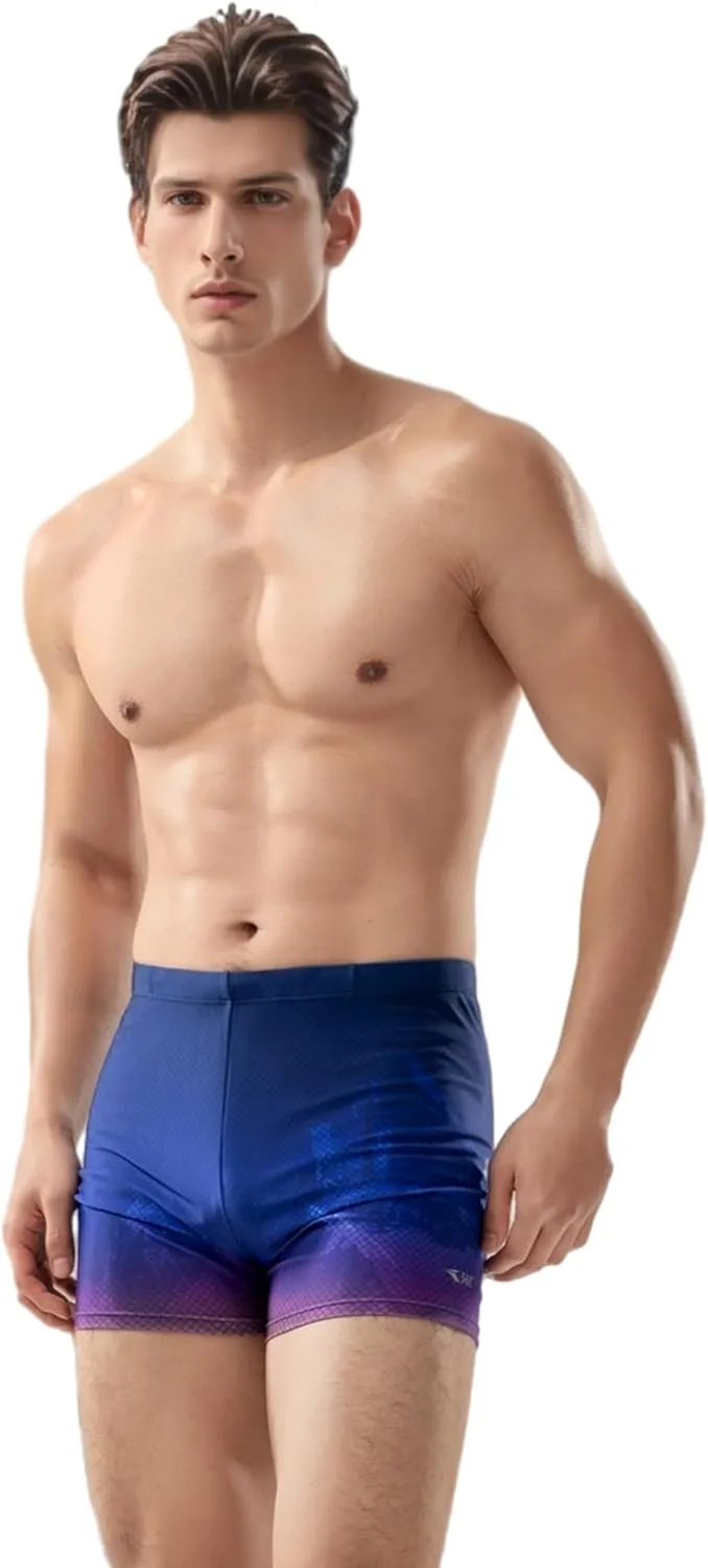 361o Jammers Swimsuit for Men, Competition Lap Swim Suit, Square Leg Endurance Training