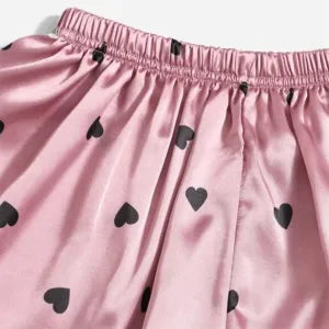 4pcs Soft Pajamas for Women,Silk Pajama Set Robe Lingerie Satin Sleepwear Camisole Long Pants Shorts Sexy Nightgowns