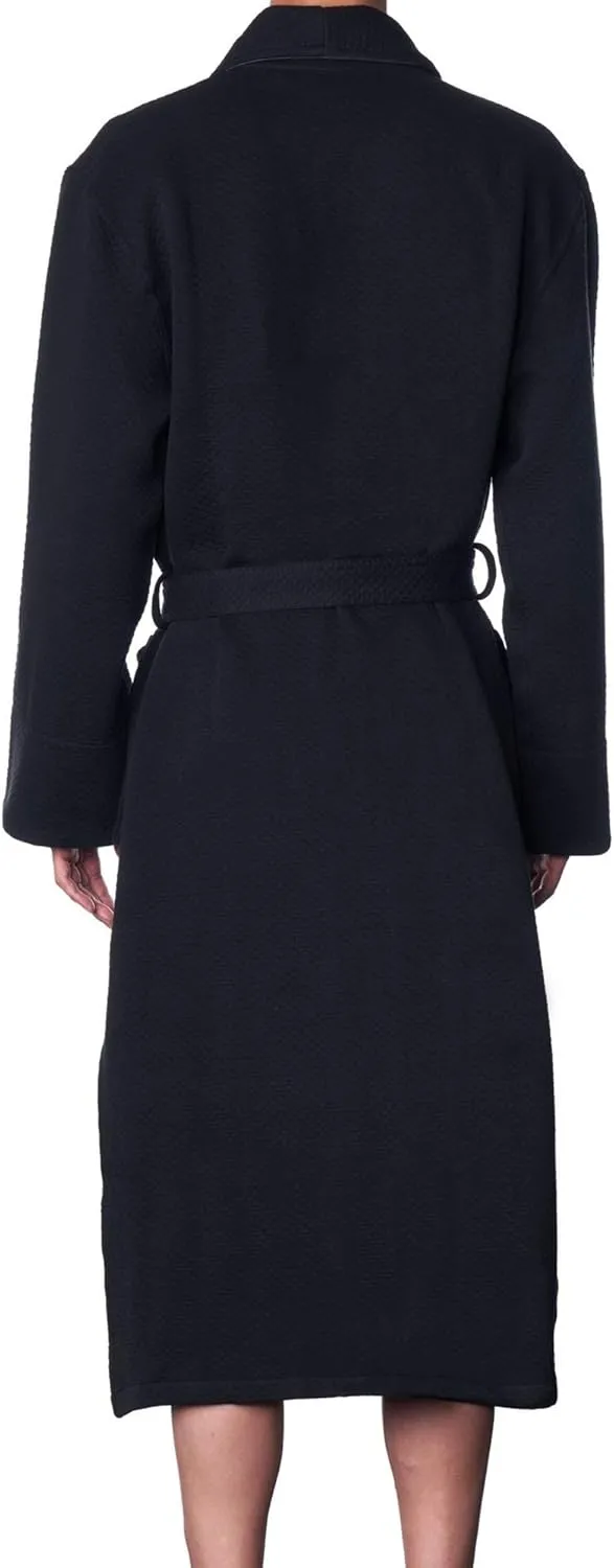 Alpine Swiss Gavin Mens Lightweight Cotton Robe Shawl Collar Knit Bathrobe