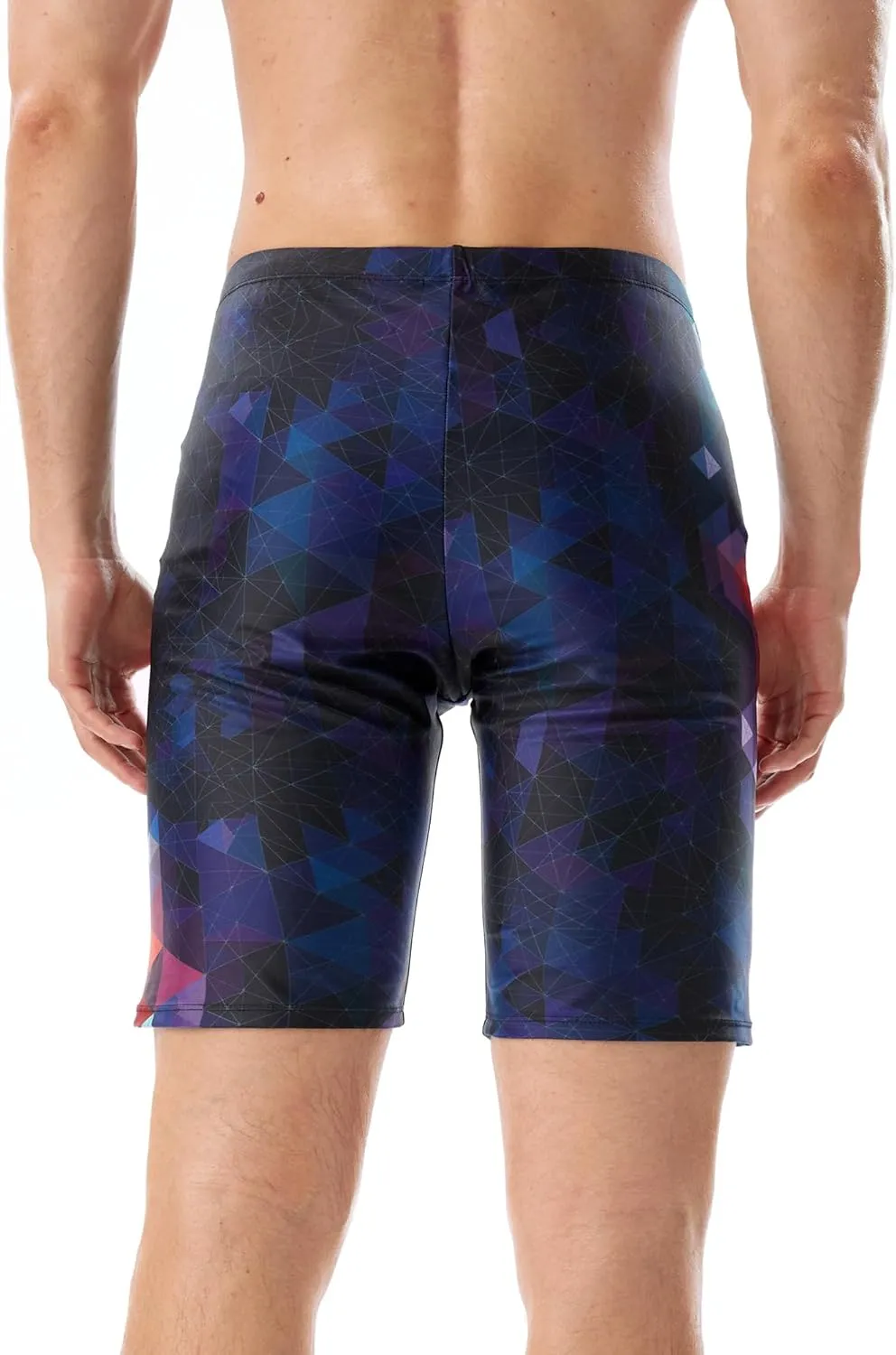 Angel season Swim Jammers for Men Athletic Compression Training Swimsuit Quick Dry Durable Chlorine Resistant Swim Shorts