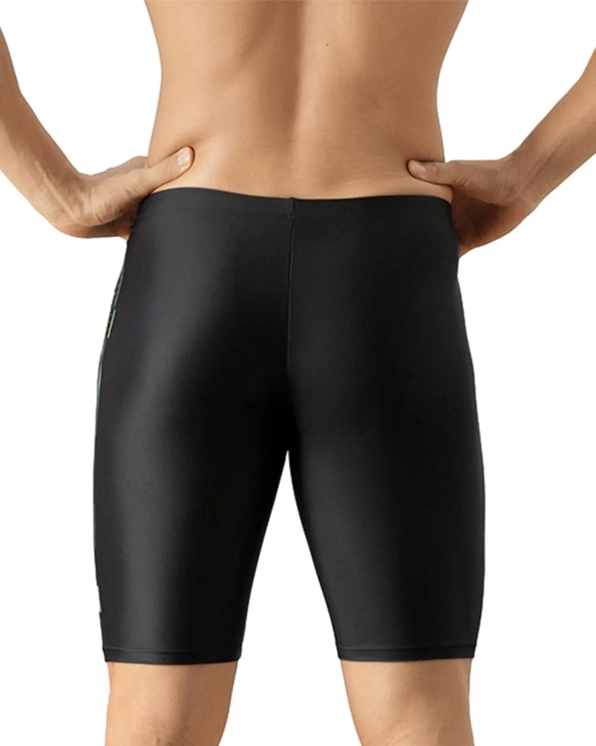 Angel season Swim Jammers for Men Athletic Compression Training Swimsuit Quick Dry Durable Chlorine Resistant Swim Shorts