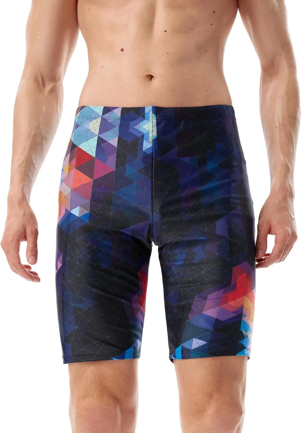 Angel season Swim Jammers for Men Athletic Compression Training Swimsuit Quick Dry Durable Chlorine Resistant Swim Shorts
