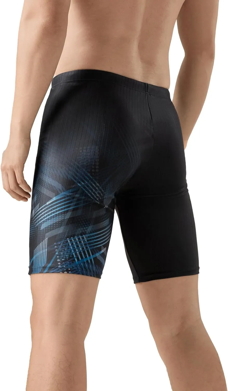 Angel season Swim Jammers for Men Athletic Compression Training Swimsuit Quick Dry Durable Chlorine Resistant Swim Shorts