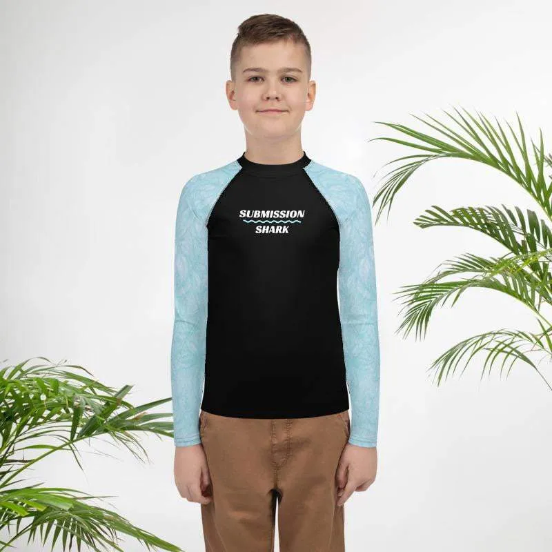 Baby Blue Beauty ~ Youth Rash Guard