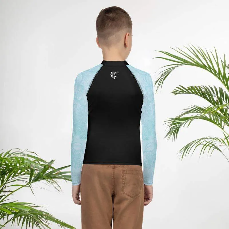 Baby Blue Beauty ~ Youth Rash Guard