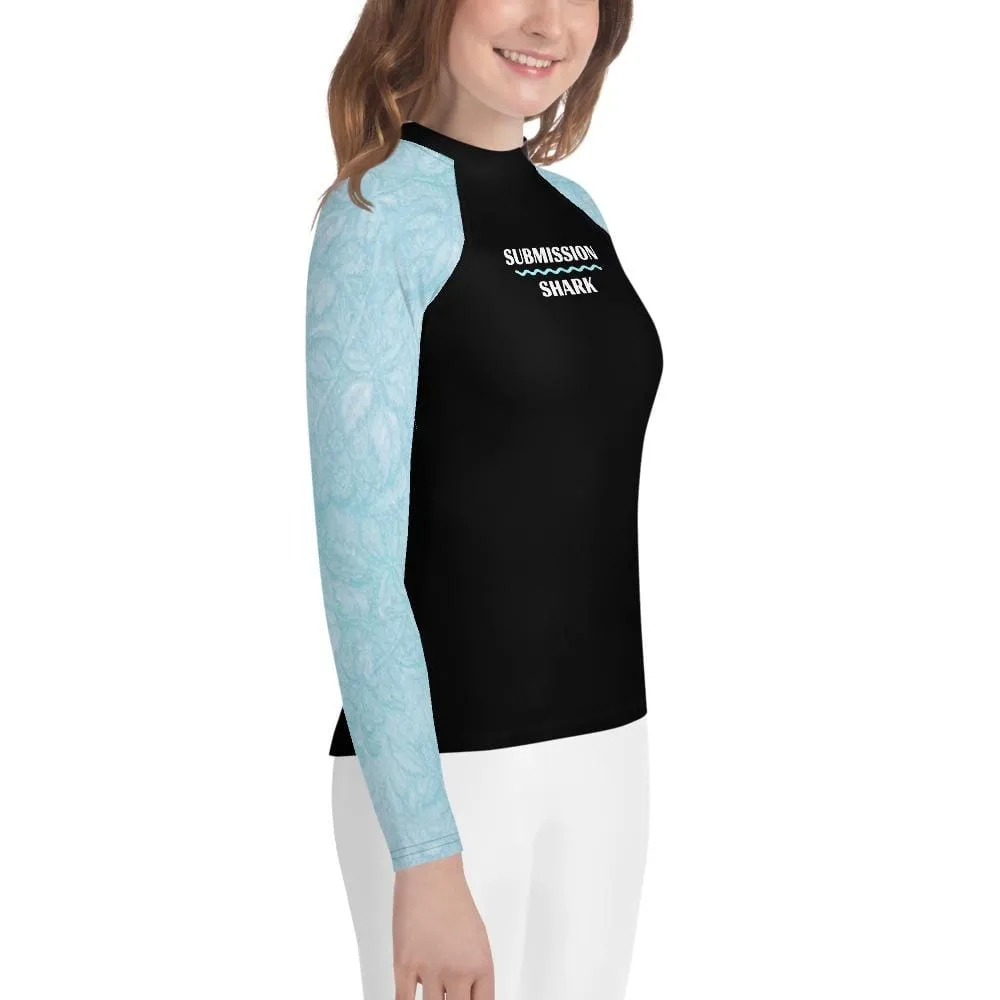 Baby Blue Beauty ~ Youth Rash Guard
