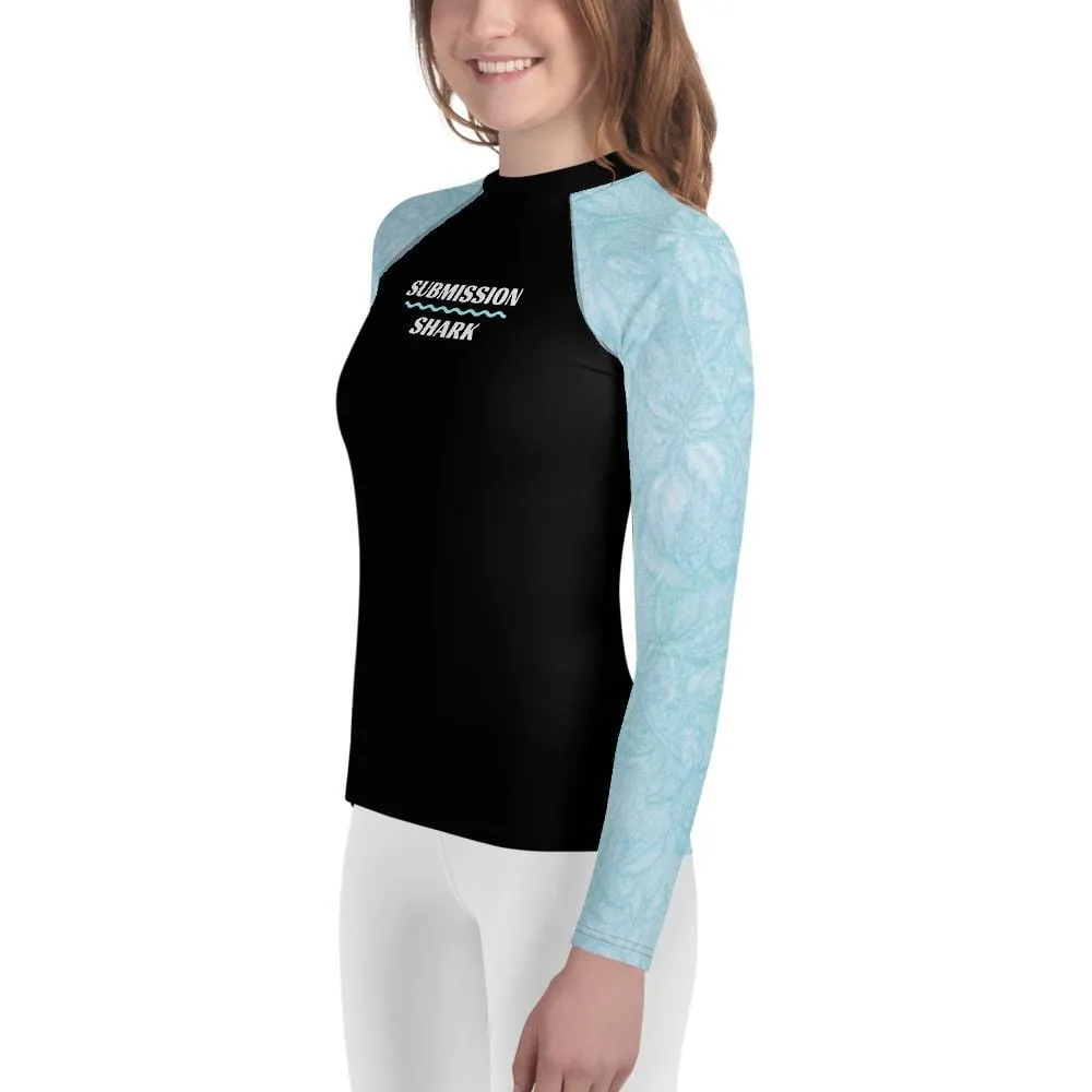 Baby Blue Beauty ~ Youth Rash Guard