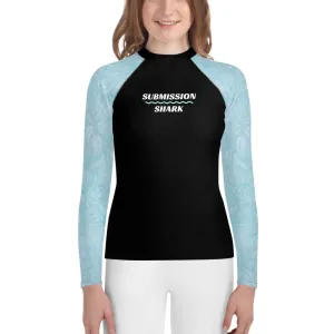 Baby Blue Beauty ~ Youth Rash Guard