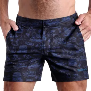 Bang Men's Swimwear - Tailored Shorts - Adjustable Waistband Stretch Quick Dry Swimsuit