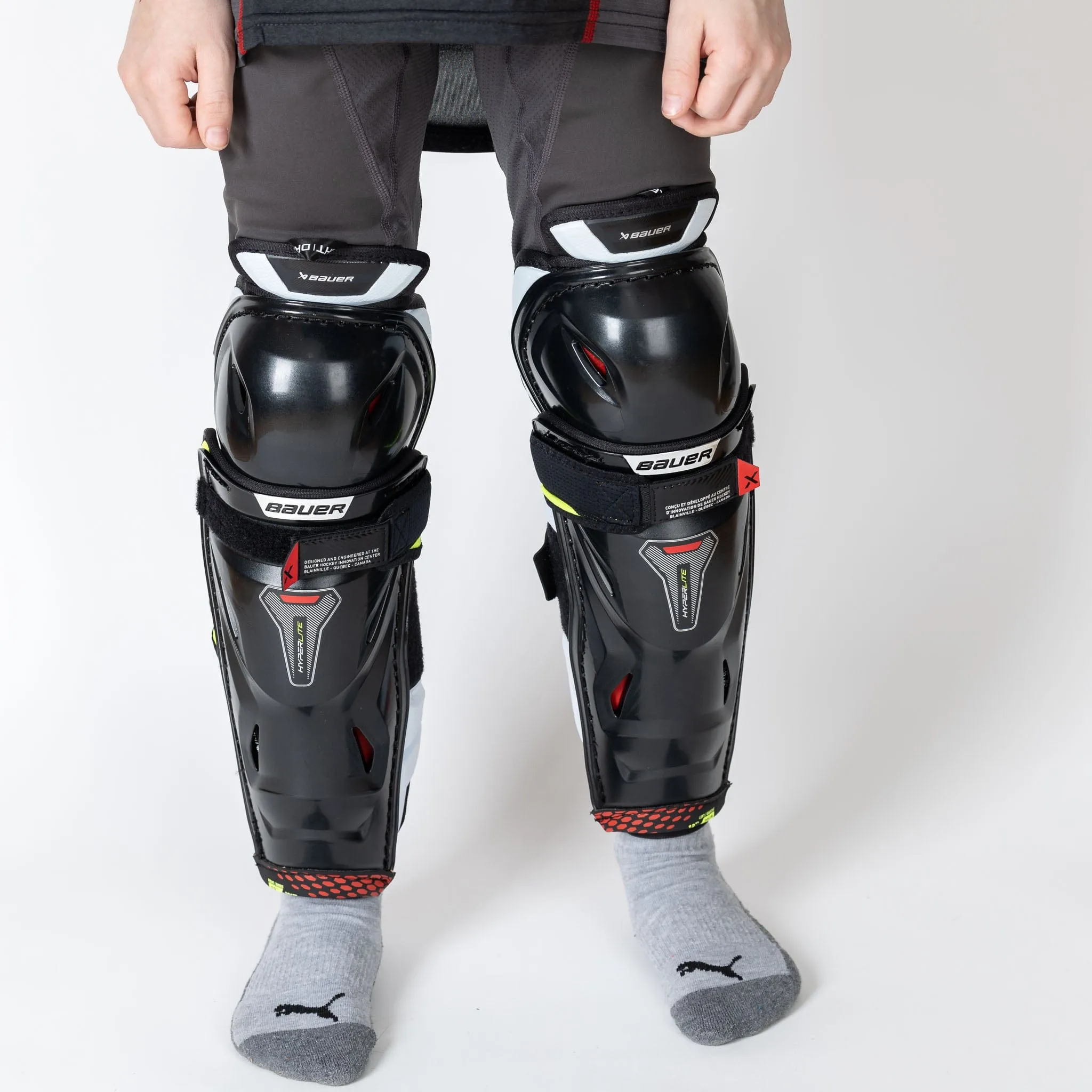 Bauer Vapor Hyperlite Junior Hockey Shin Guards