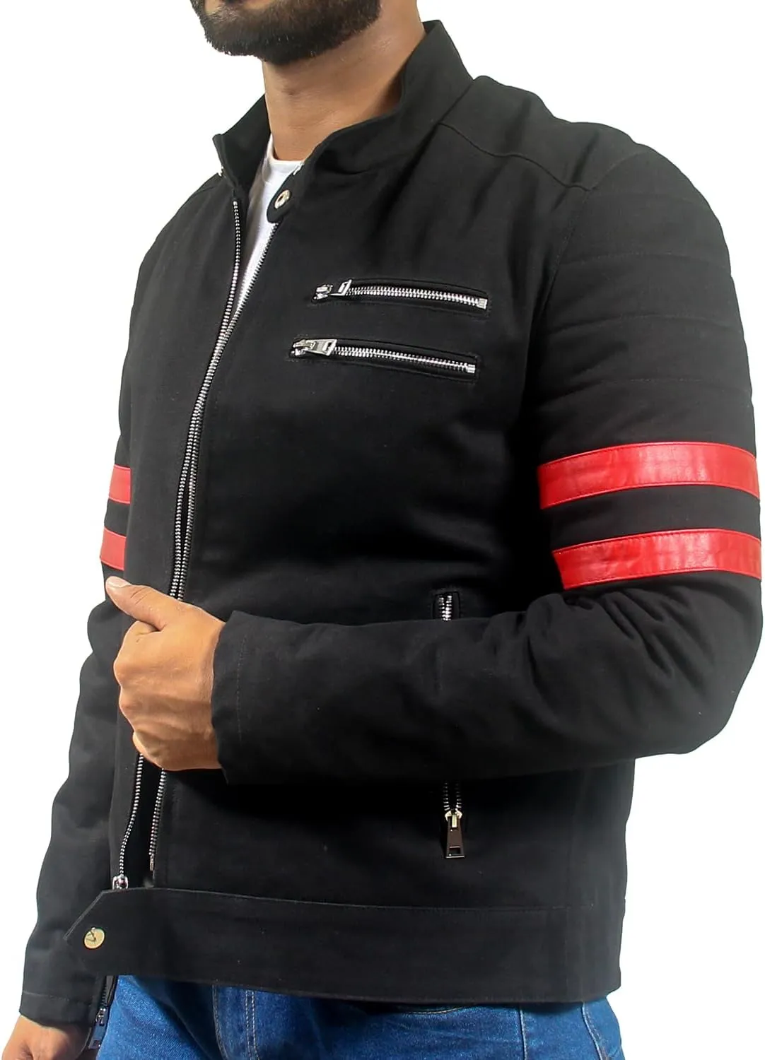 Black Denim Jean Jacket lightweight Concert & Work for Mens Fashion, Western, and Winter Trucker Styles in One Jacket