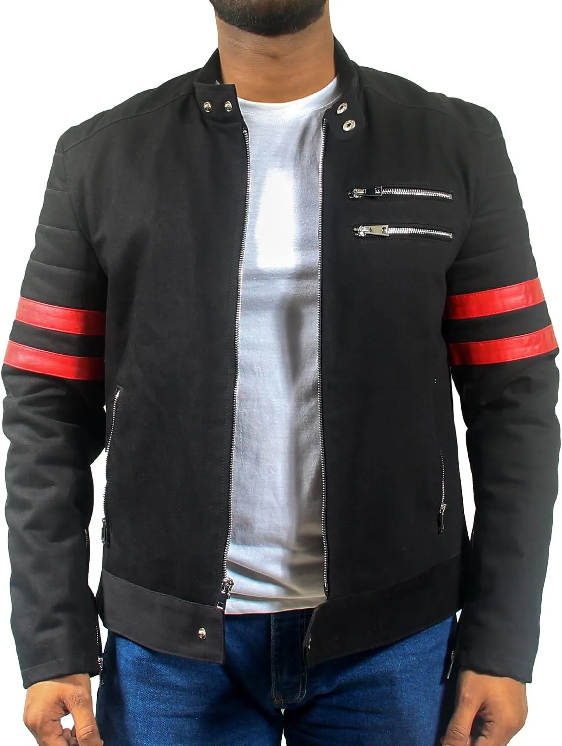 Black Denim Jean Jacket lightweight Concert & Work for Mens Fashion, Western, and Winter Trucker Styles in One Jacket