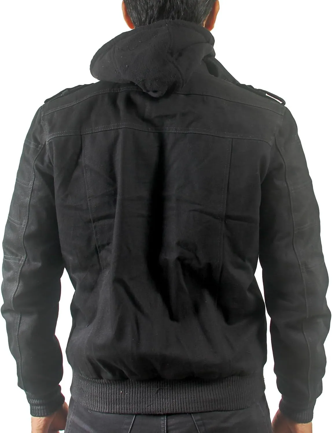 Black Denim Jean Jacket lightweight Concert & Work for Mens Fashion, Western, and Winter Trucker Styles in One Jacket