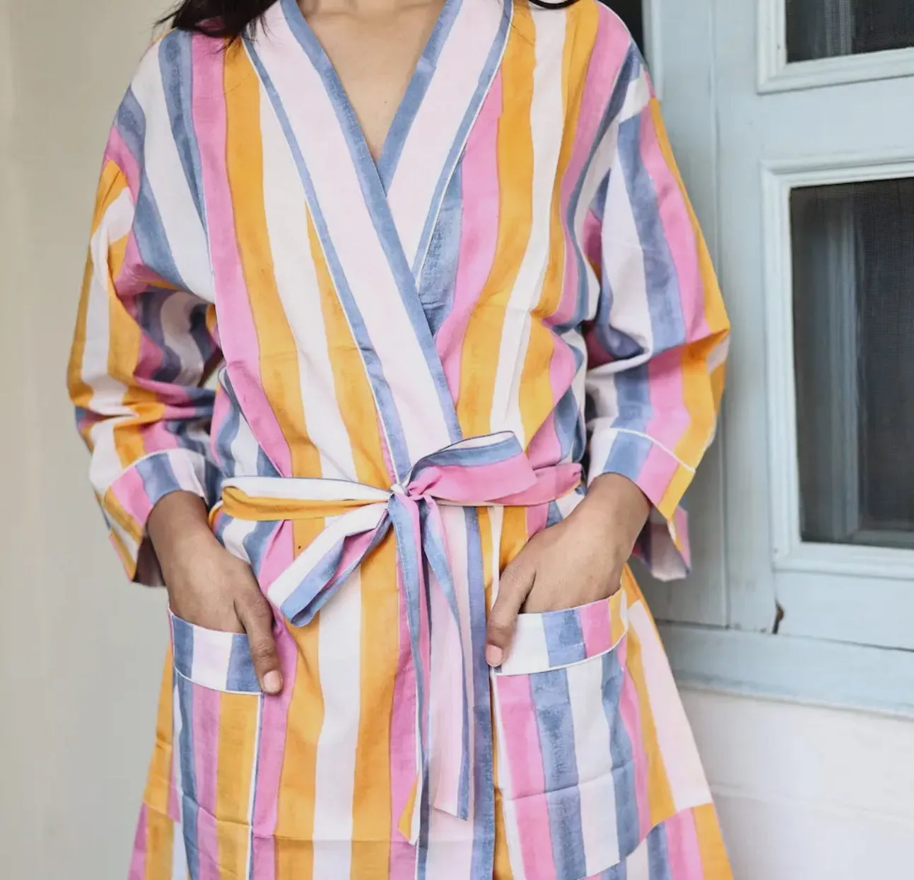 Block Printed | Cotton Kimono