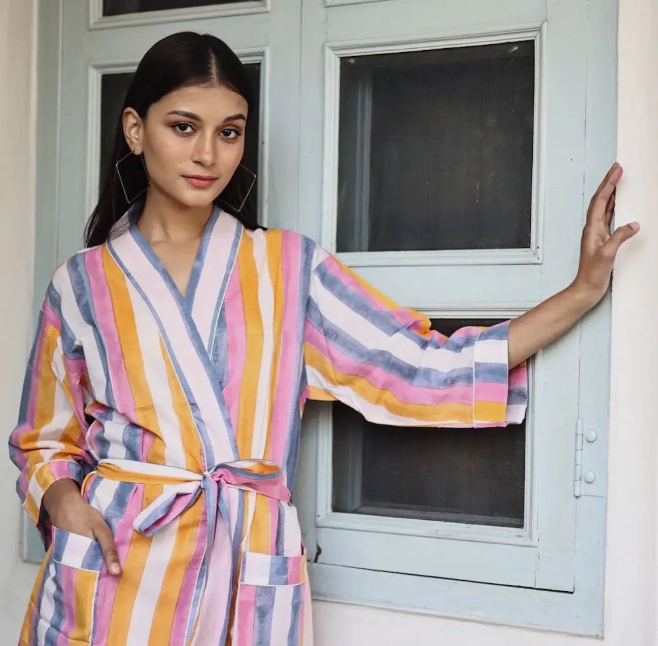 Block Printed | Cotton Kimono