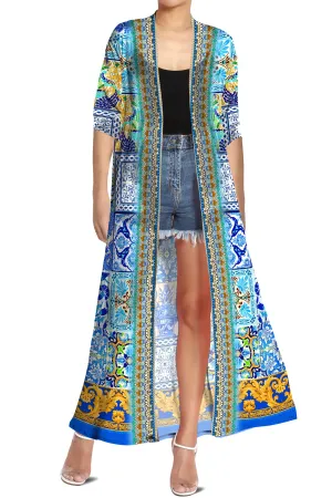 Blue Bathing Suit Cover Ups