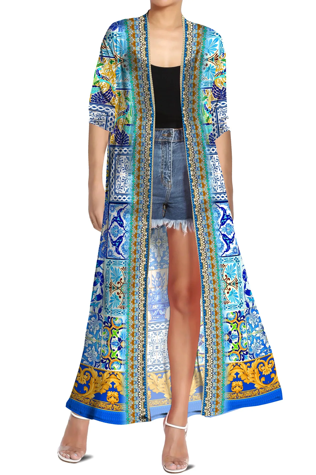 Blue Bathing Suit Cover Ups