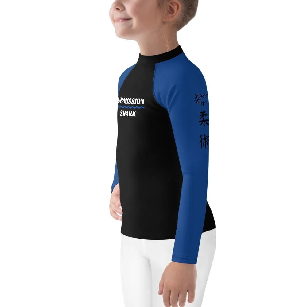 Blue SS Premium Standard ~ Kid's Rash Guard