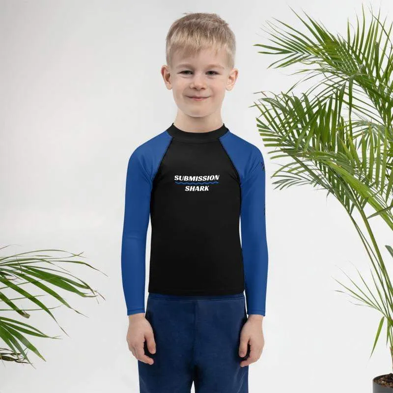 Blue SS Premium Standard ~ Kid's Rash Guard