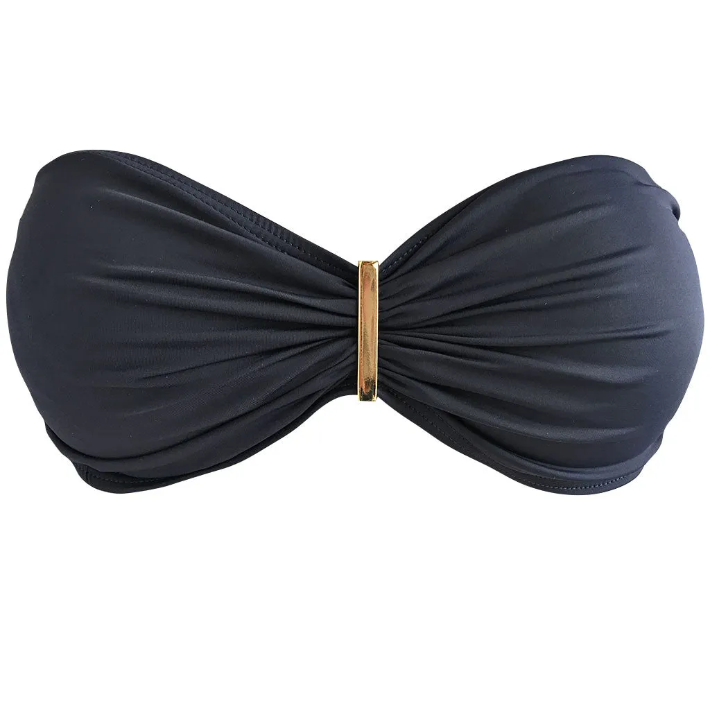 Brigitte Manu High Waisted Bikini - Black