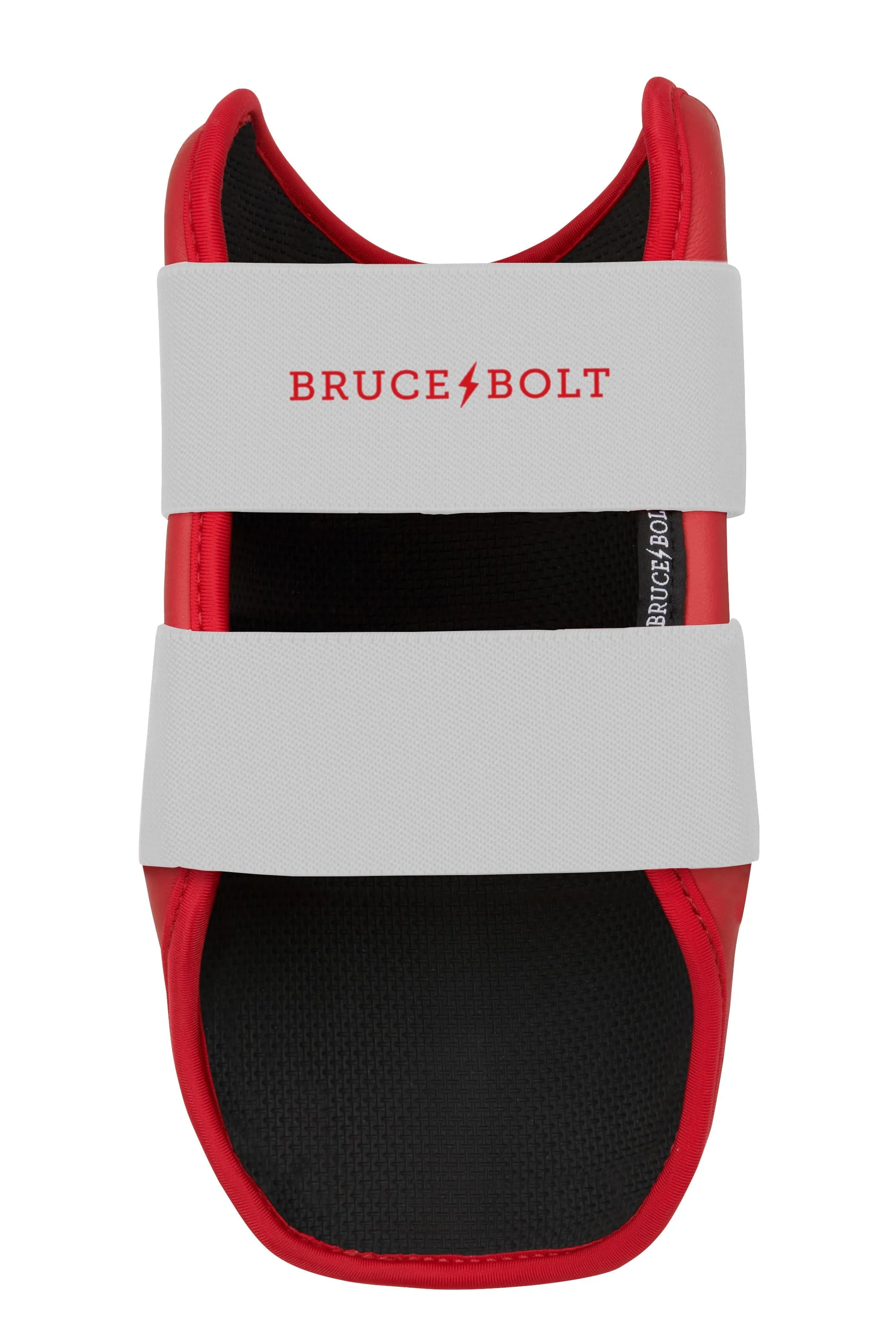 BRUCE BOLT PREMIUM PRO 9" Elbow Guard - CHROME RED