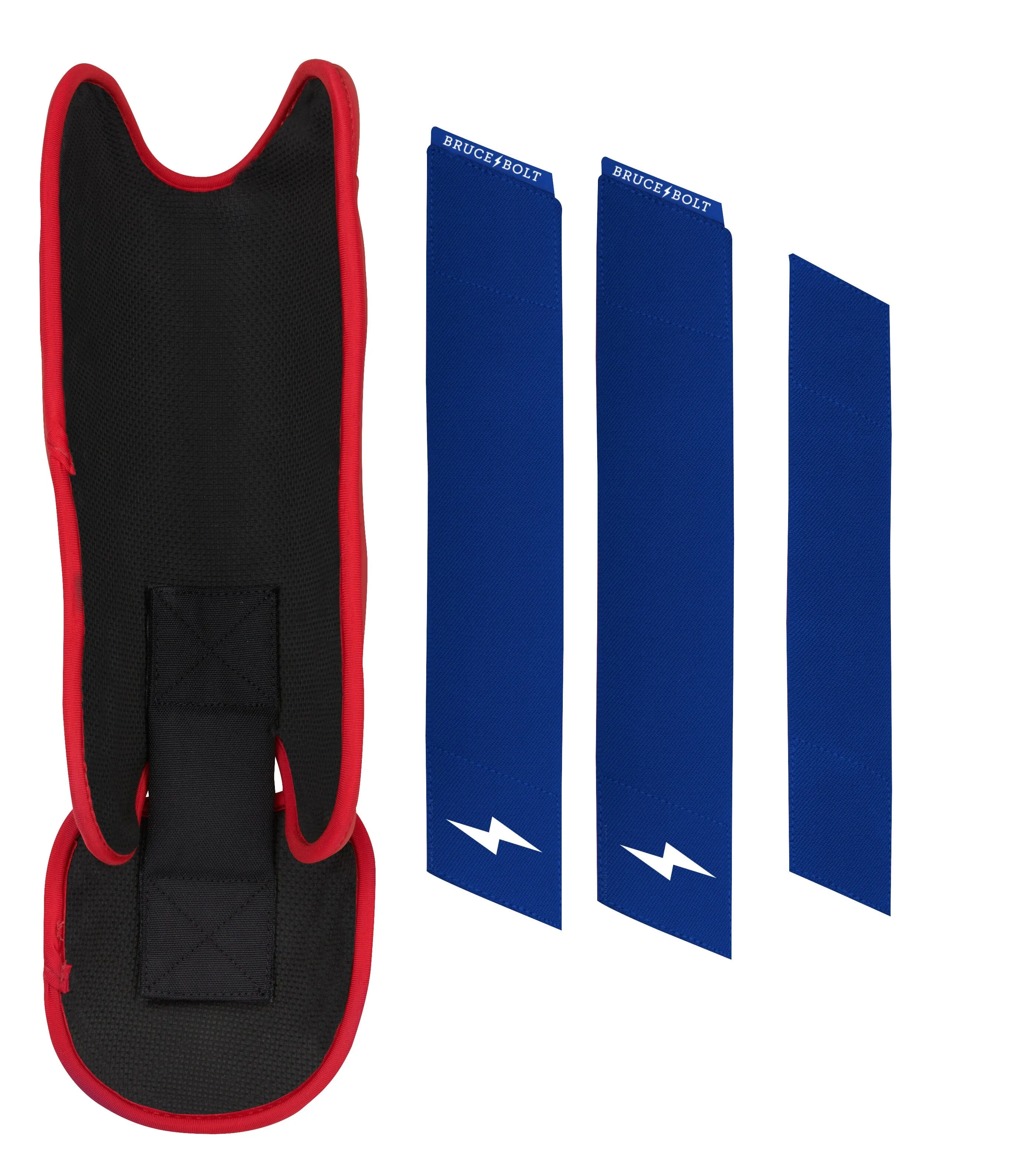 BRUCE BOLT Signature Series Leg Guard - USA WHITE