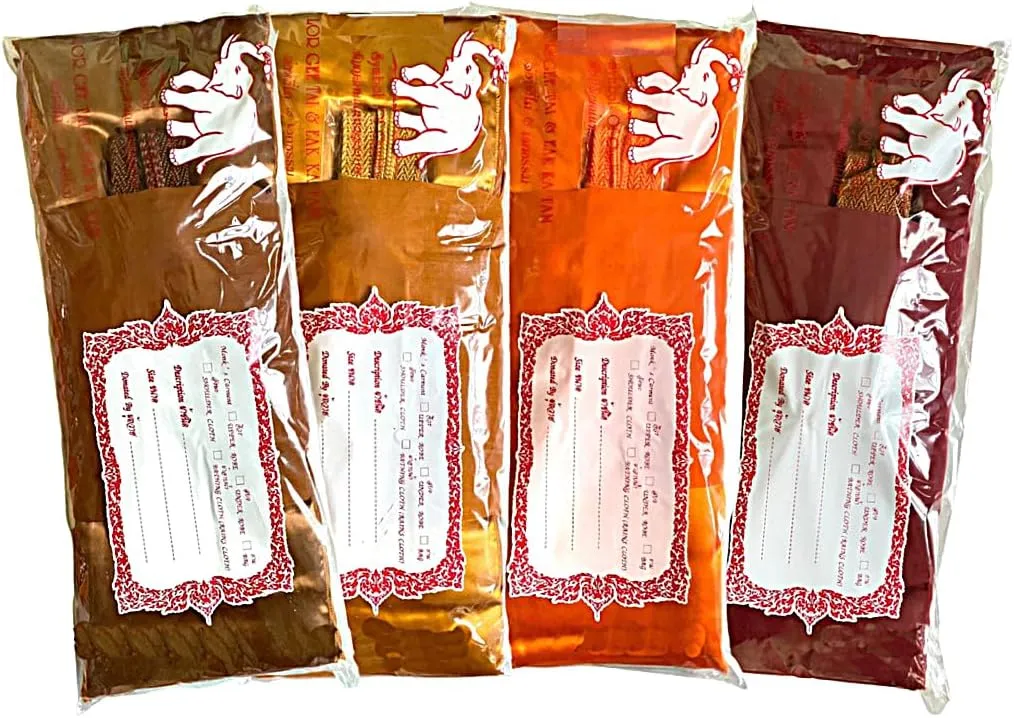 Buddhist Monk Priest Theravada Full Robe Set 7pcs. Toray Cotton