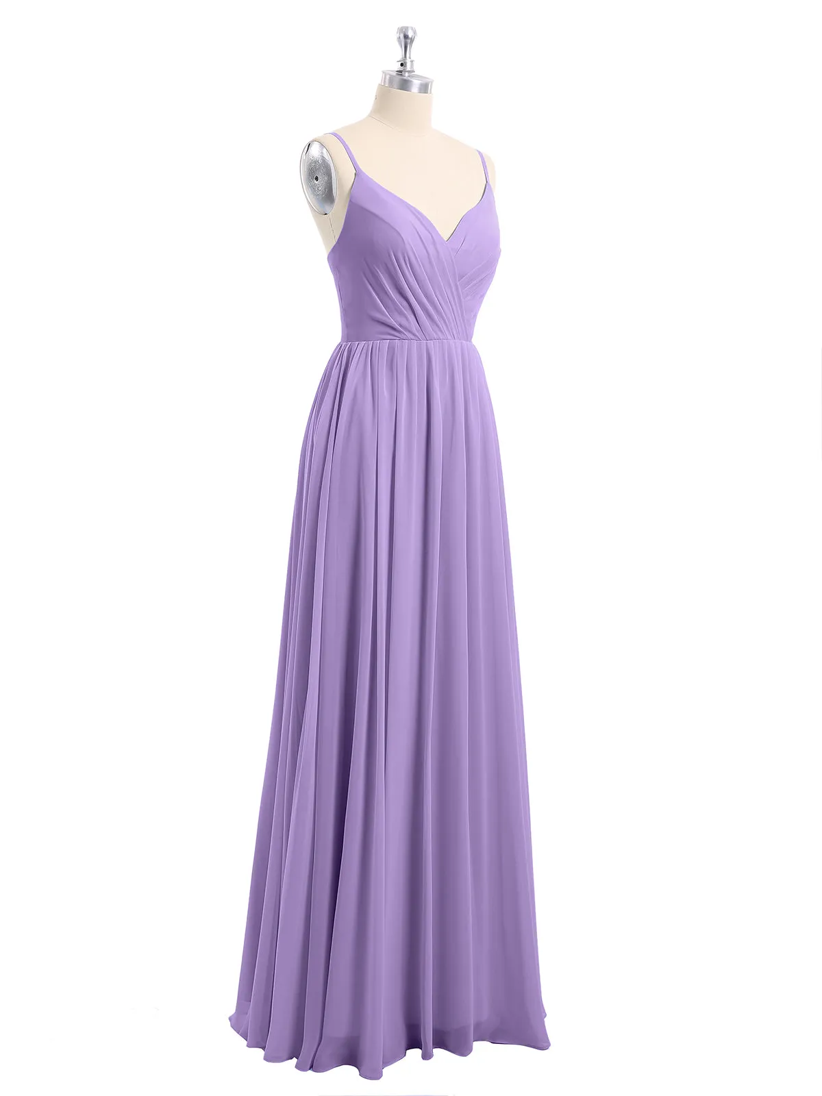 Chiffon Bridesmaid Dresses with Spaghetti Straps-Tahiti Plus Size
