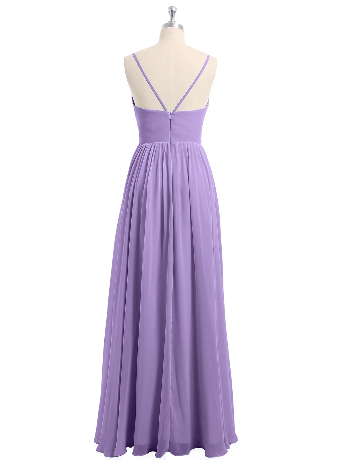 Chiffon Bridesmaid Dresses with Spaghetti Straps-Tahiti Plus Size