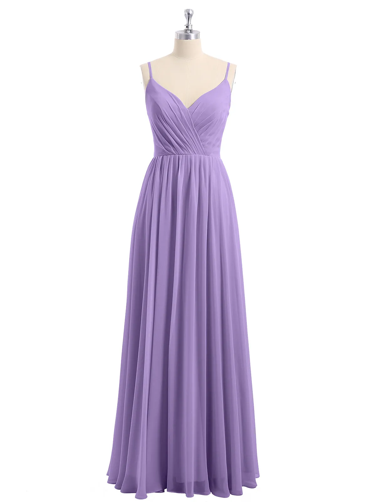 Chiffon Bridesmaid Dresses with Spaghetti Straps-Tahiti Plus Size
