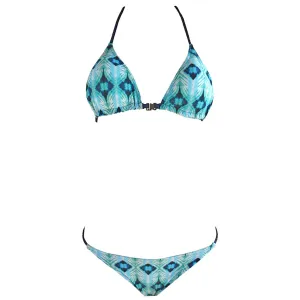 Cia Maritima Turquoise Tie Dye Ibiza Bikini