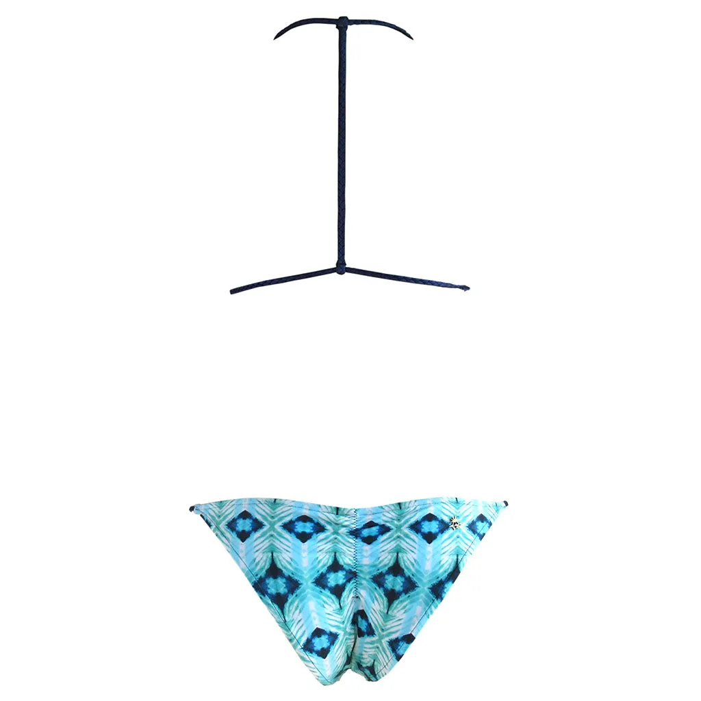Cia Maritima Turquoise Tie Dye Ibiza Bikini