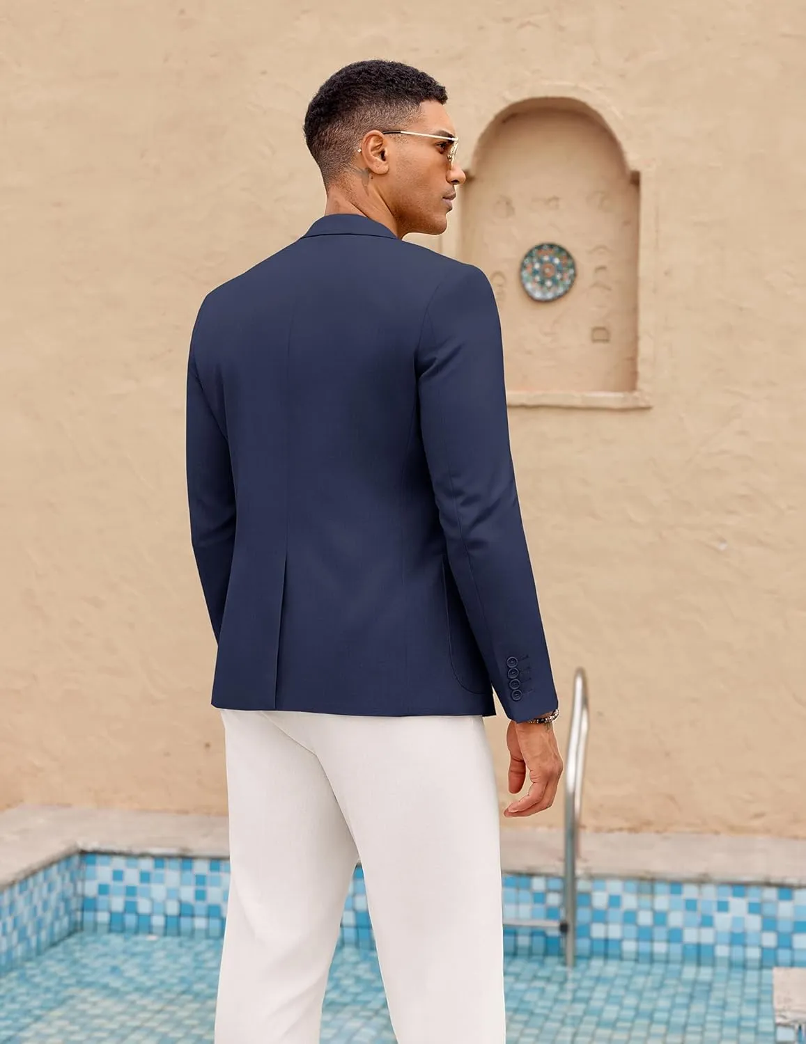 COOFANDY Mens Casual Sport Coat Lightweight Two Button Blazer Slim Fit Business Jackets