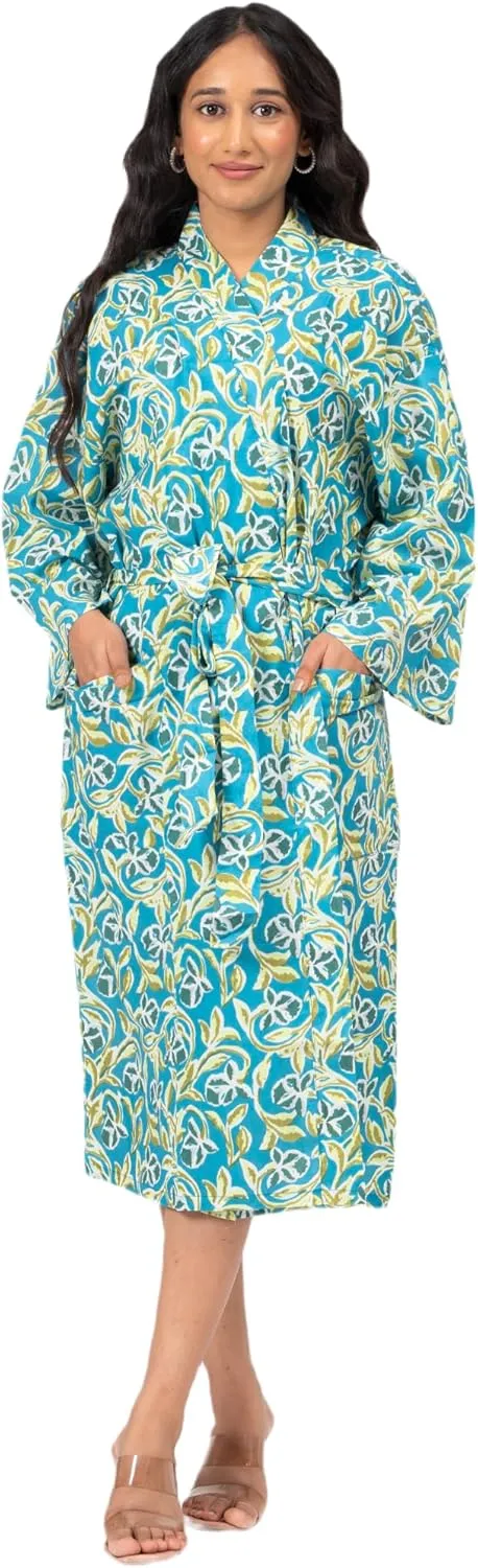 Cotton Lightweight Kimono Robe,Bridal party,Bridesmaid Robe,Cotton Nightwear,Beach cover up, Mothers day gift