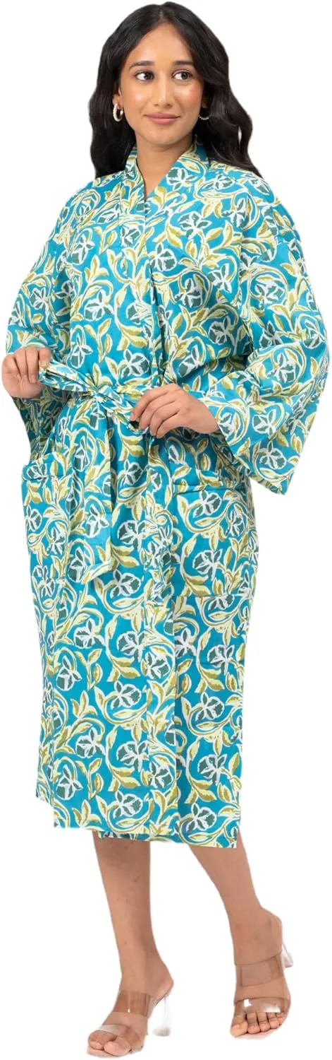 Cotton Lightweight Kimono Robe,Bridal party,Bridesmaid Robe,Cotton Nightwear,Beach cover up, Mothers day gift