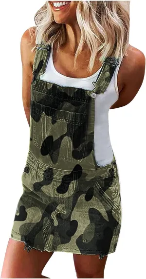 Denim Dresses for Women Sexy Summer 2024 Trendy Casual Dress V-Neck Zipped Button Down Sleeveless Frocks