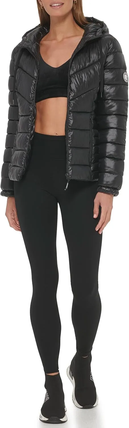 DKNY Women's Sport Lightweight Packable Puffer Jacket