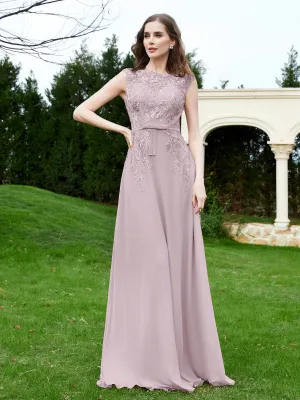 Elegant Illusion Lace Appliqued Dress With Buttons Dusk Plus Size