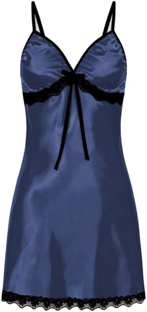 Full Slip Nightgown for Women Deep V Neck Lace Chemise Backless Lingerie Spaghetti Strap Nightdress Sexy Babydoll