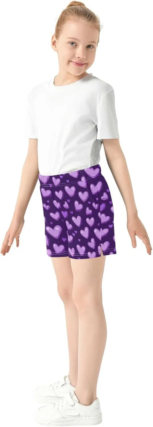 Girl's Athletic Shorts with Pockets Athletic Shorts for Teen for Dance