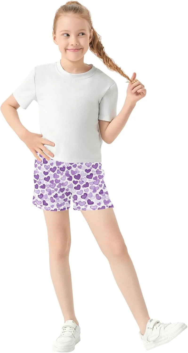 Girl's Athletic Shorts with Pockets Athletic Shorts for Teen for Dance